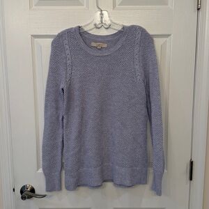 LOFT Light Blue Knit Sweater